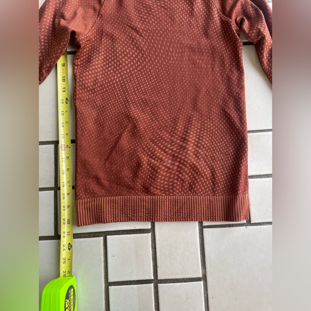 lululemon athletica Long Sleeve Top in Rust Brown - Picture 6 of 9